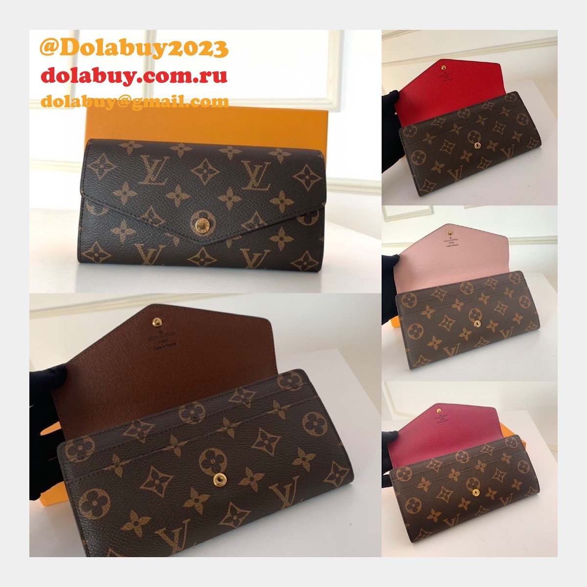 Top Quality M60531 LVS Sarah Wallet in Monogram