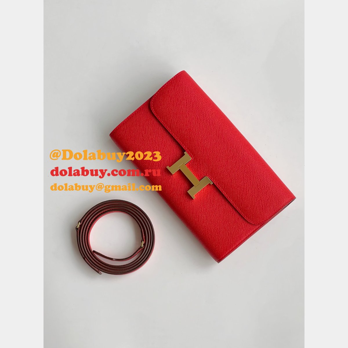 7 Star hermes constance to go clutch bag