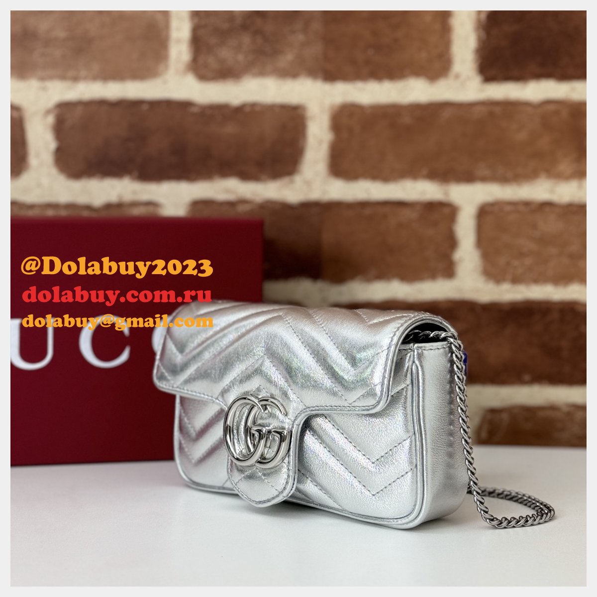 wholesale G*u*i 476433 best gg marmont super mini bag