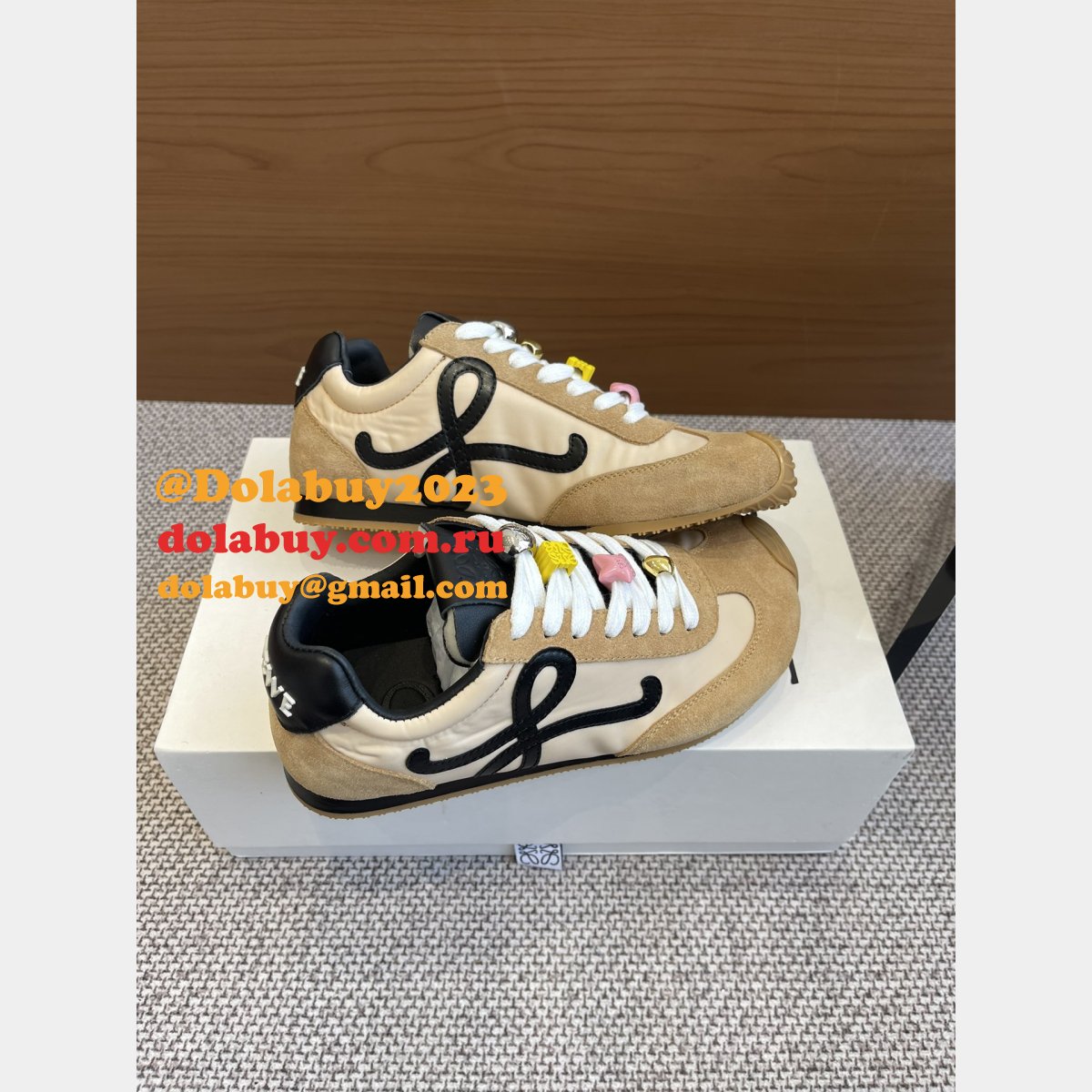 Ballet Runner 2.0 In Nylon And Calfskin