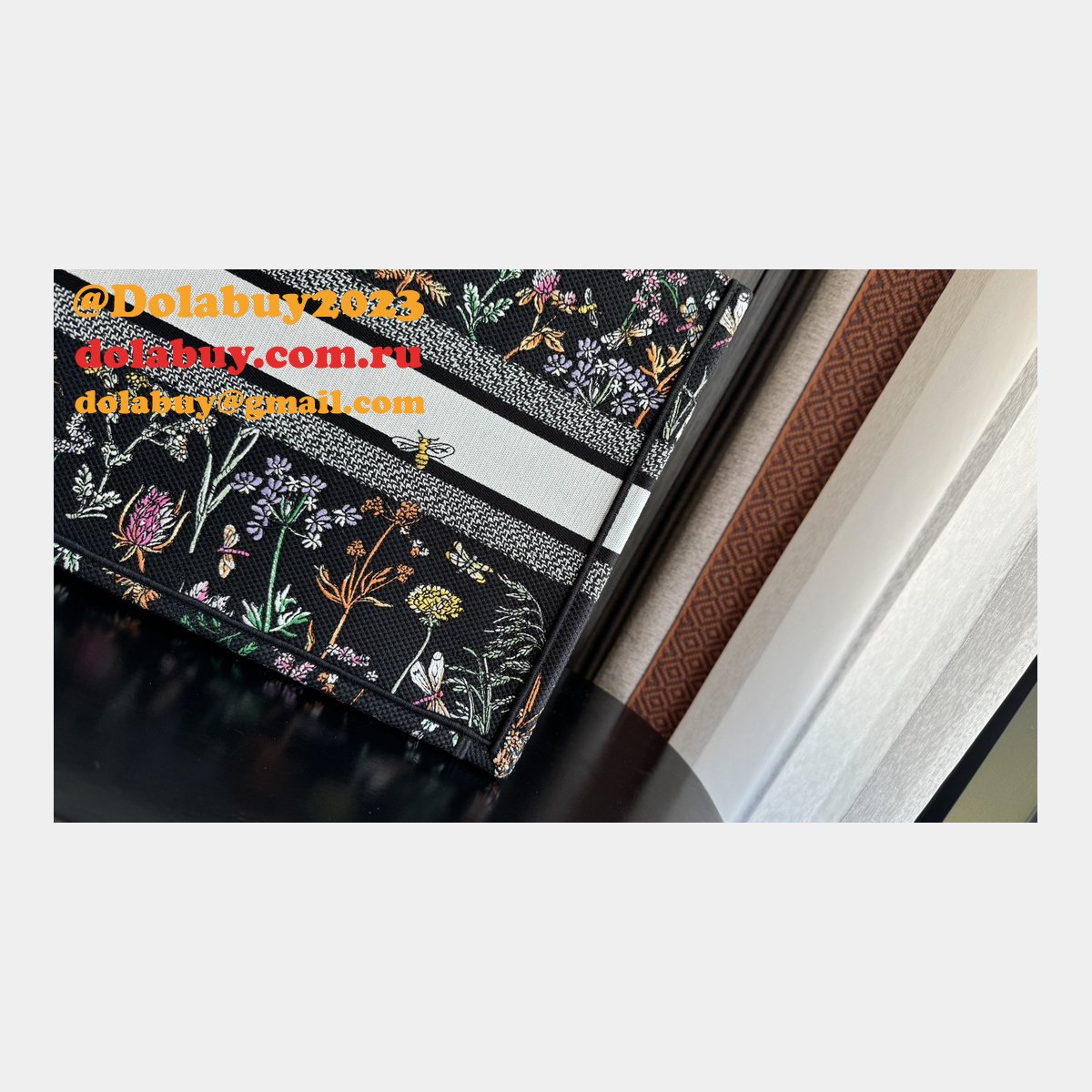 Designer Christian Dior CD Book Tote Replica Bags