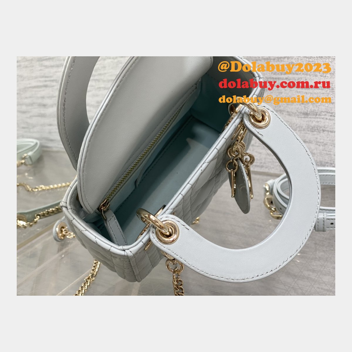 Top Quality DIOR lambskin mini lady bag 17cm