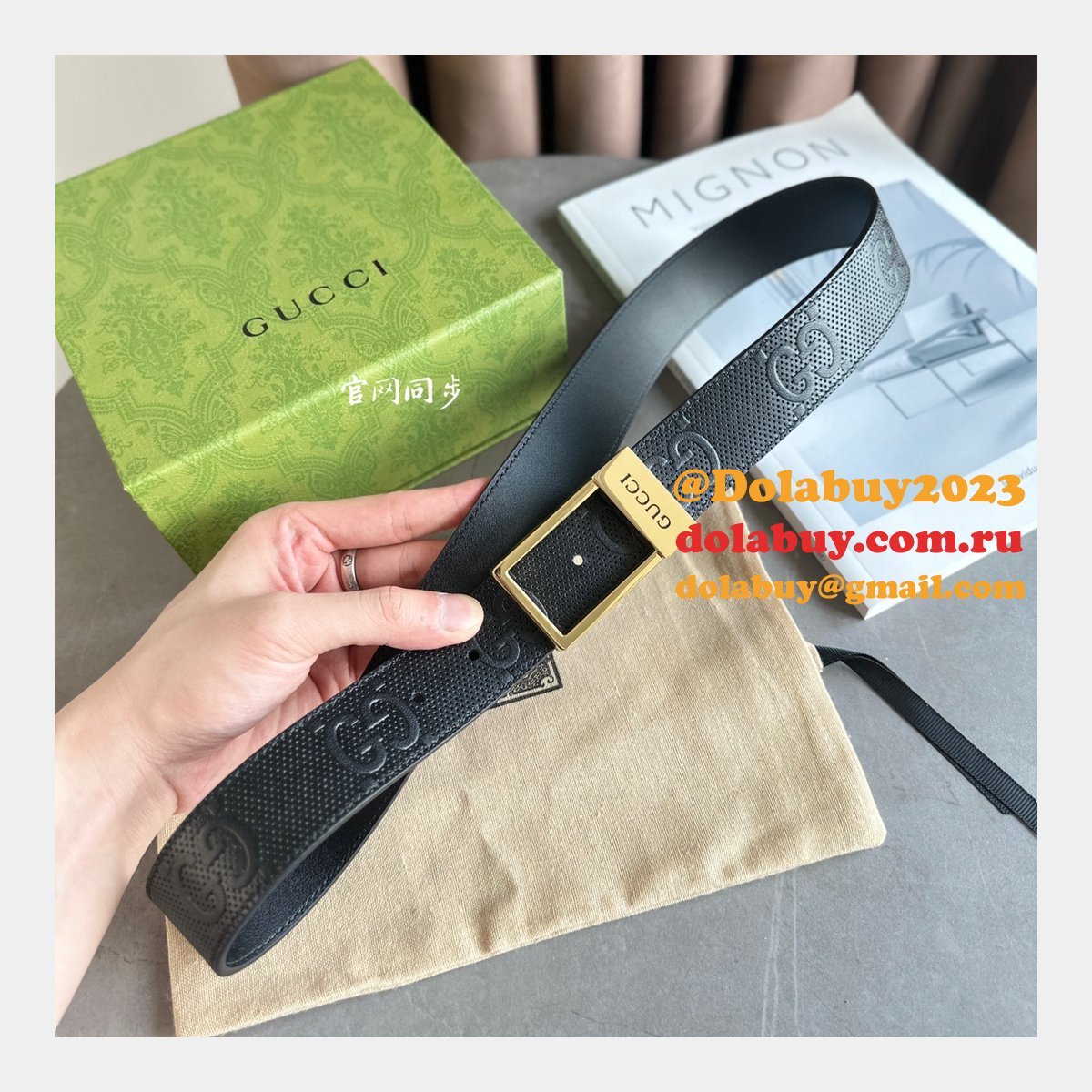 7 Star GG 35mm Designer UK belt