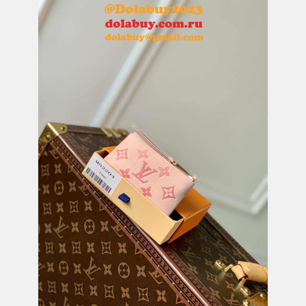 Replica Key Pouch M82204 Monogram Empreinte Leather Louis Vuitton