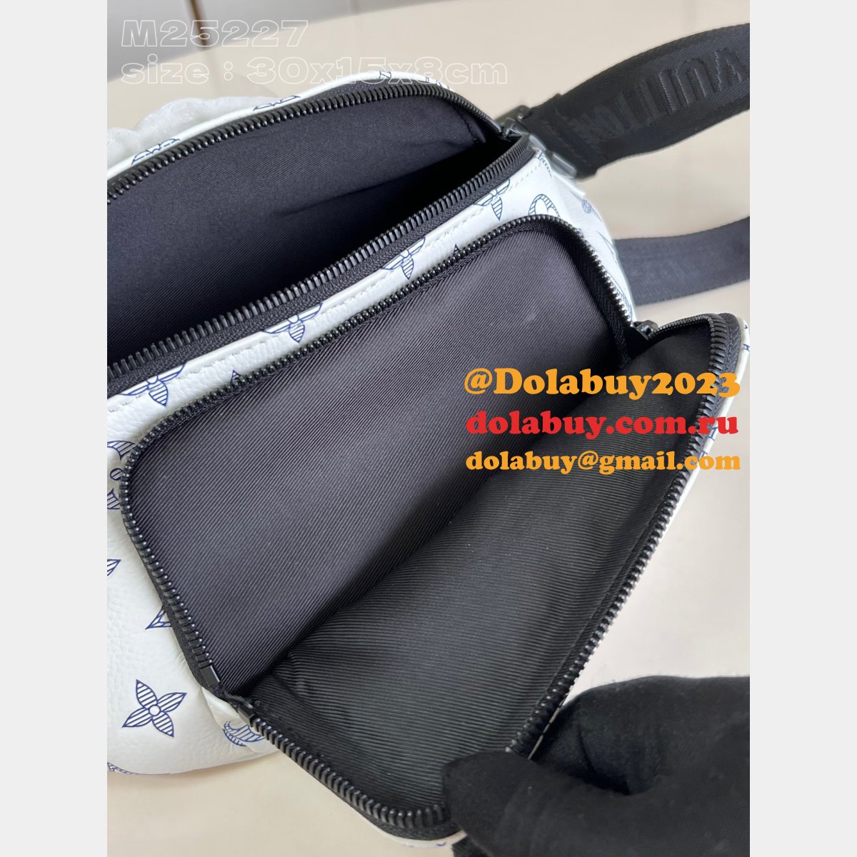 Louis Vuitton Copy High M25227 Rush Bumbag G65 Men Bags