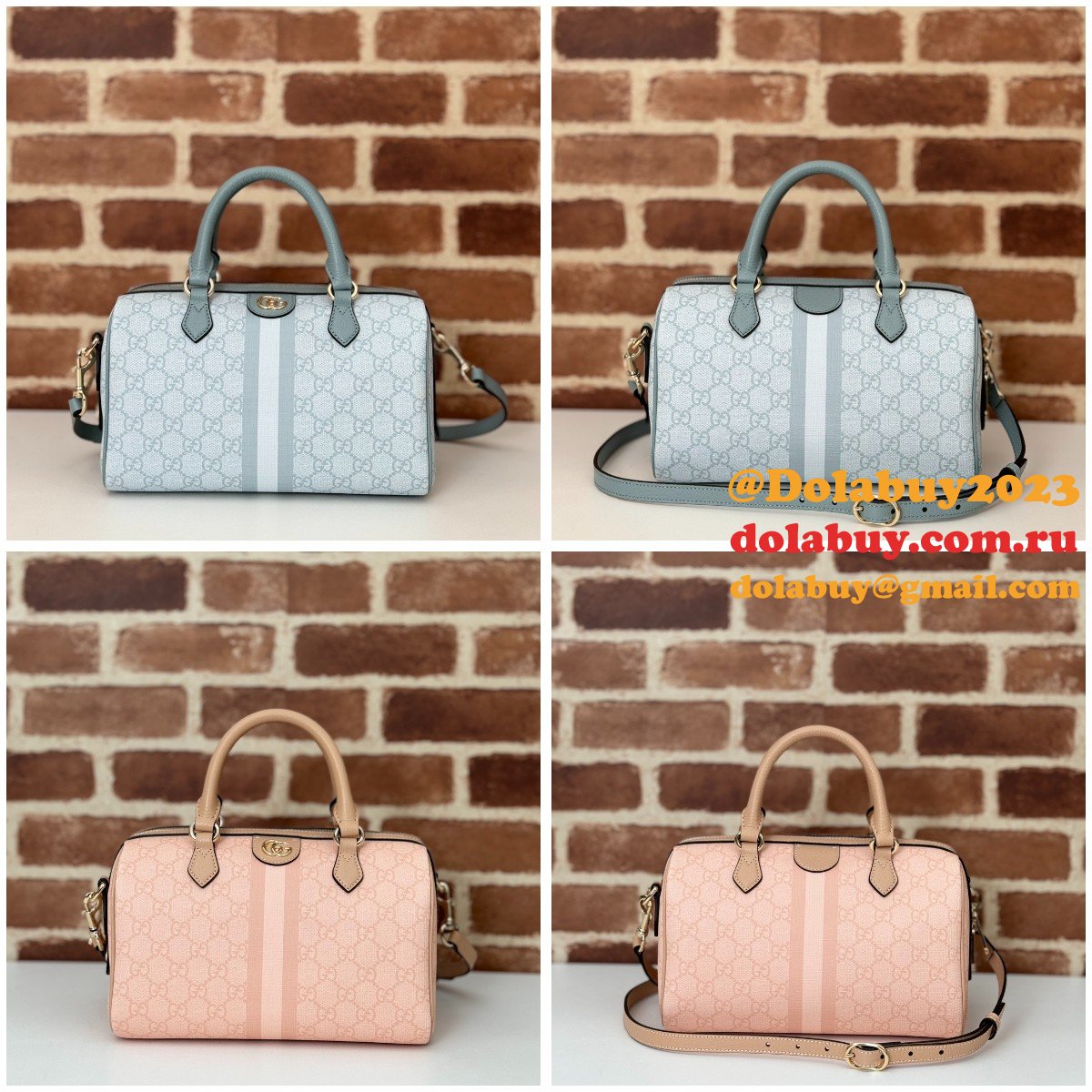 Best 7 Star 772061 Gucci Knockoff Ophidia GG Small Top Handle Bag