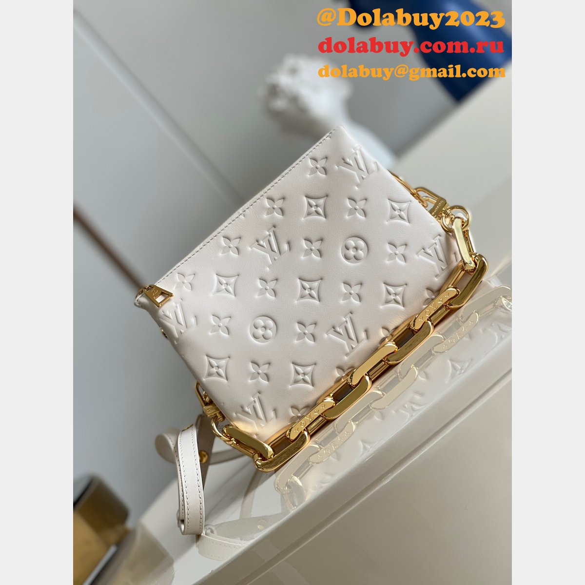 Fashion Louis Vuitton Replica M59598 Coussin BB H27 Handbags