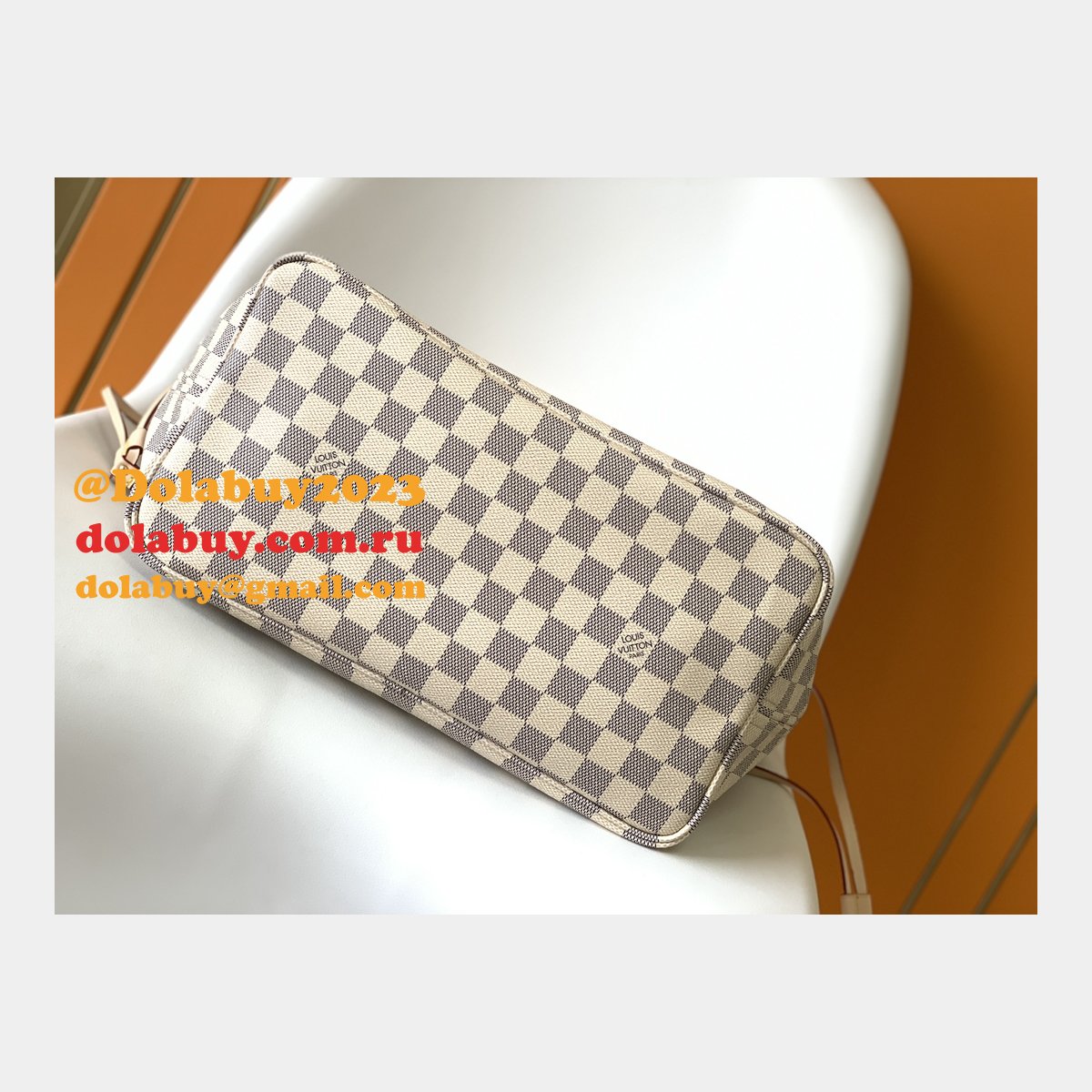 HIGH QUALITY LOUIS VUITTON NEVERFULL MM DAMIER CANVAS N41605