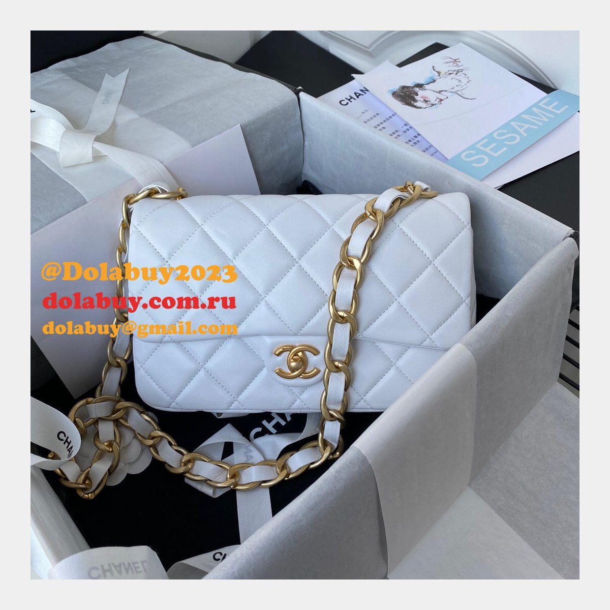 Top CC 2022SS 25CM Outlet 1:1 Replica Handbags