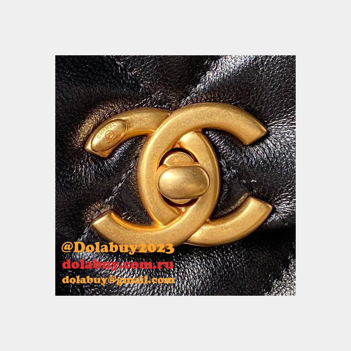 Cheap Copy AS4322 Shoulder 1:1 Mirror Fashion Black Bag