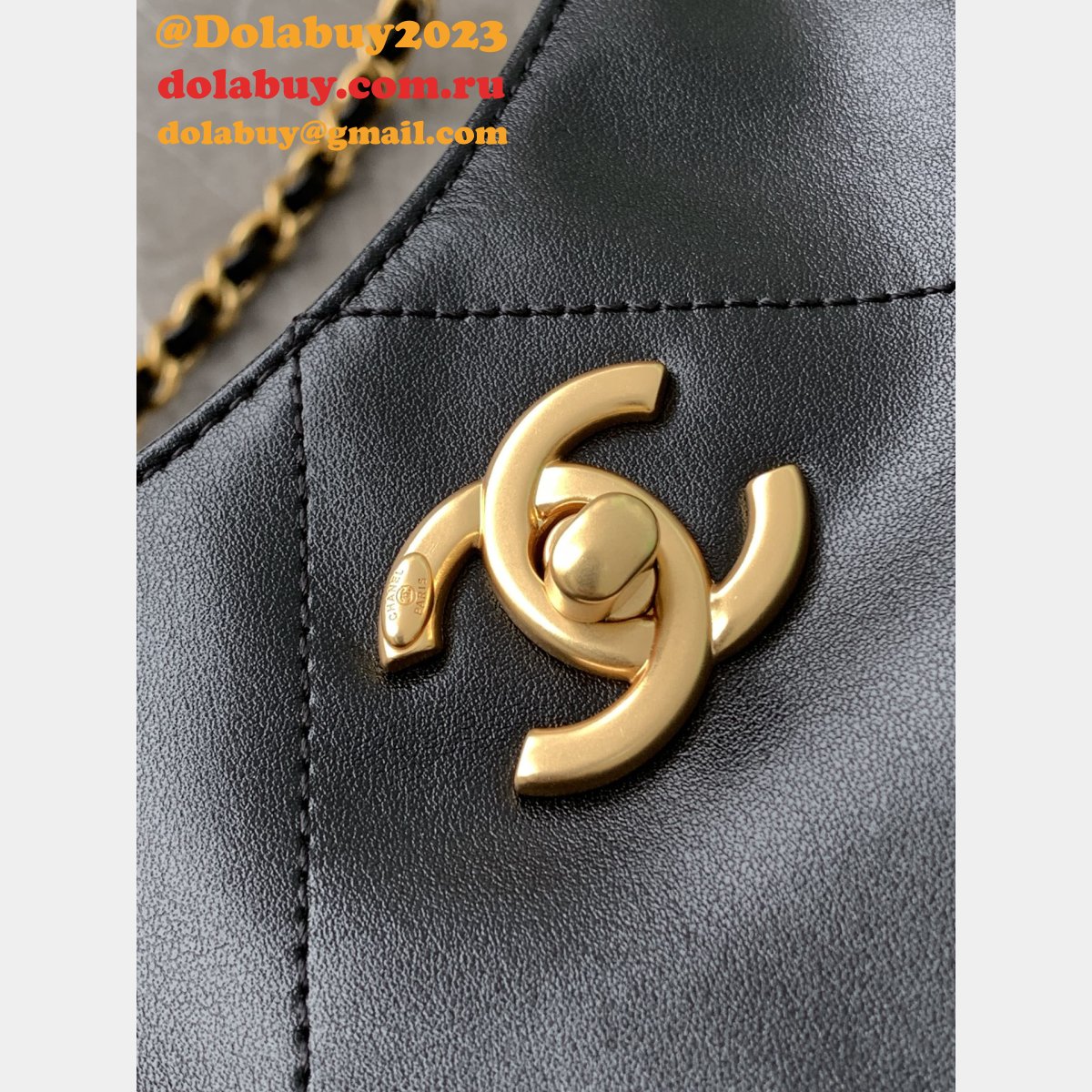 Replica 1:1 Mirror AS5466 & AS5463 Hobo Black Handbag