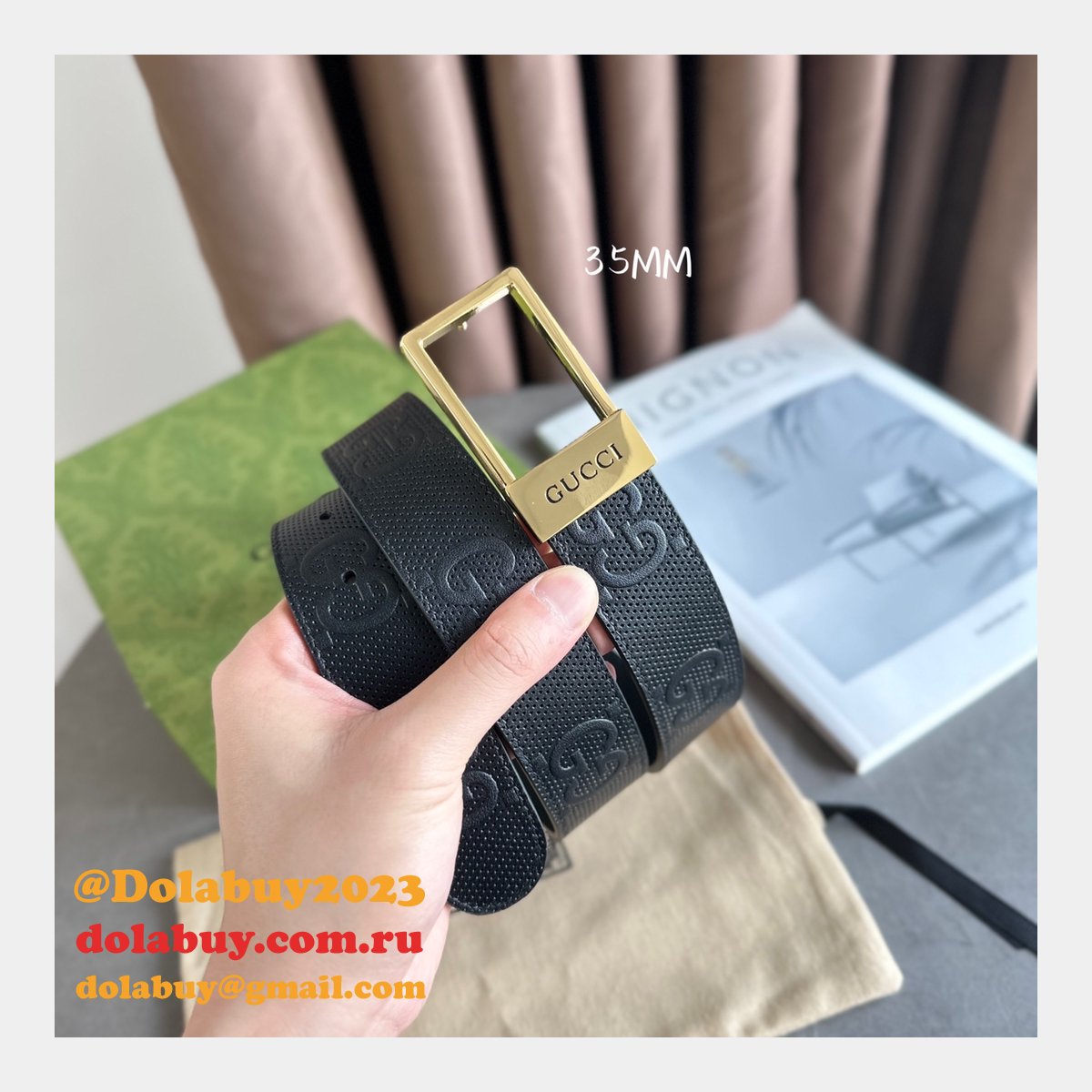 7 Star GG 35mm Designer UK belt