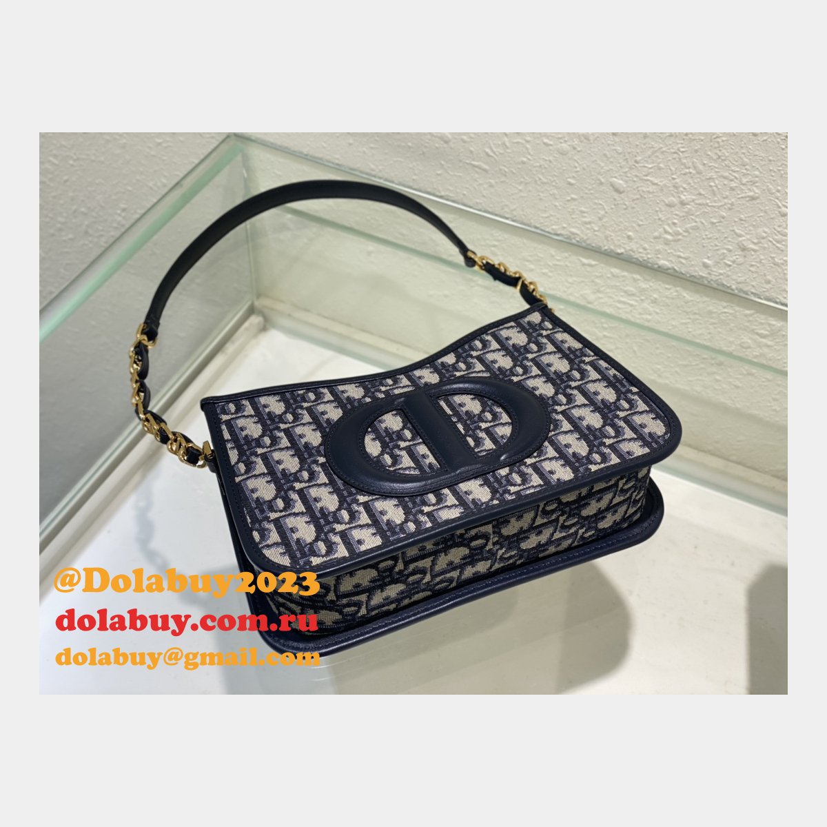 1:1 Replica Dior CD Signature Hobo Winter Wave2 #9211 Bag