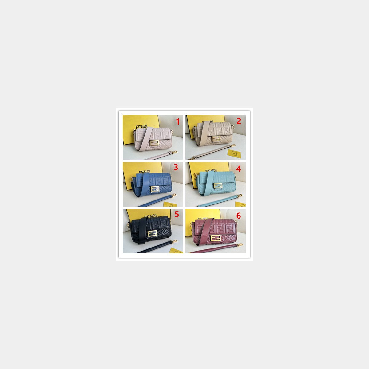 7 Star fendi Iconic Baguette Medium bag 211