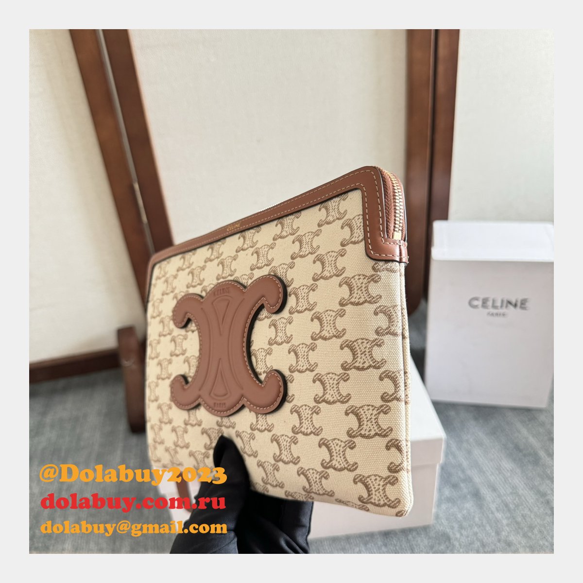 Top Quality Celine Fashion Designer 107502 Clutch