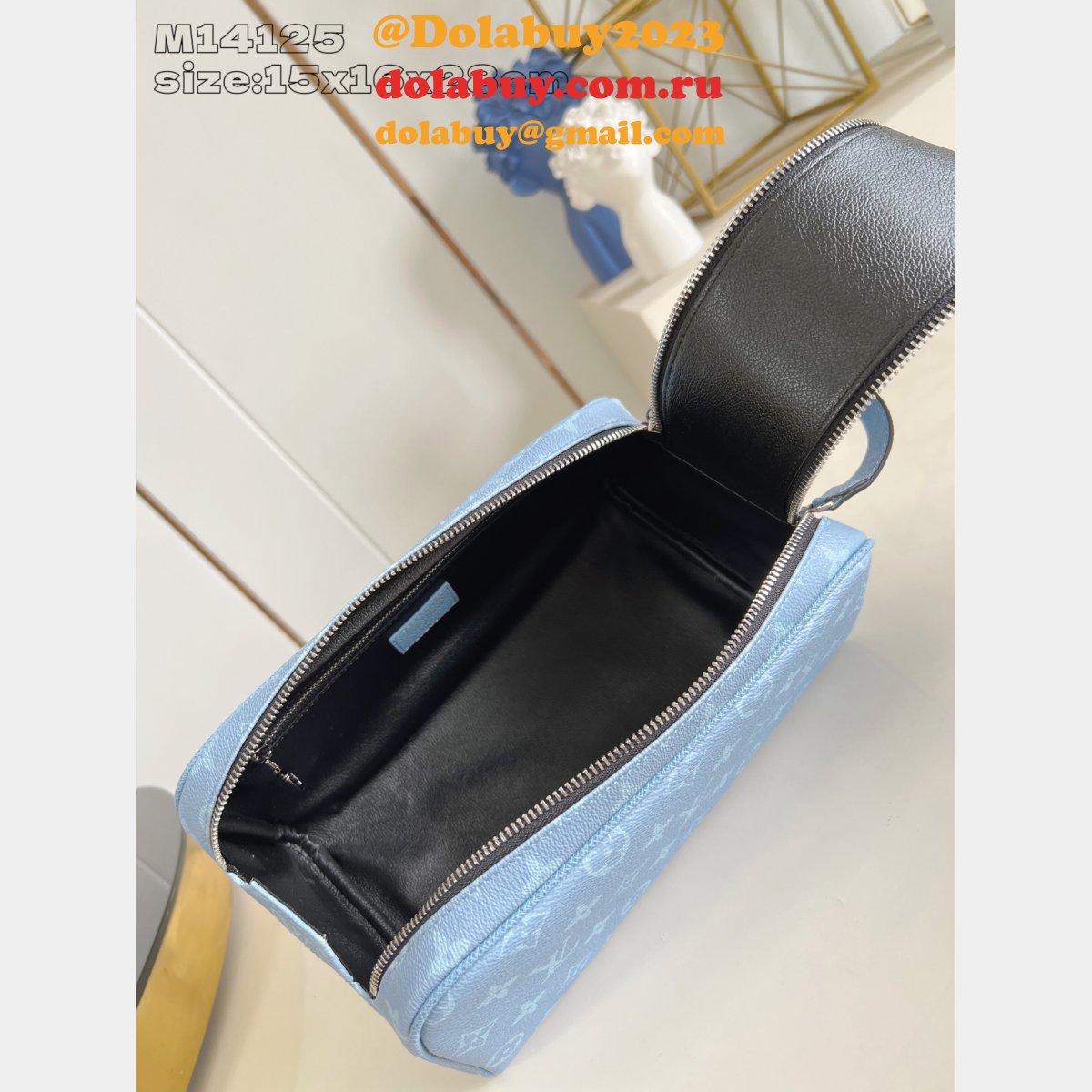 Louis Vuitton Dopp Kit Taigarama M14125 Travel Inspired M14125 Bag