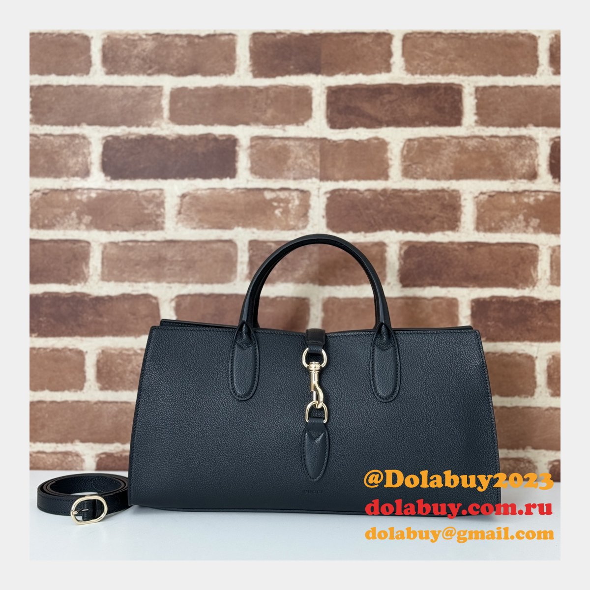 shoulder G*u*i replicas 795282 medium tote hook closure bag