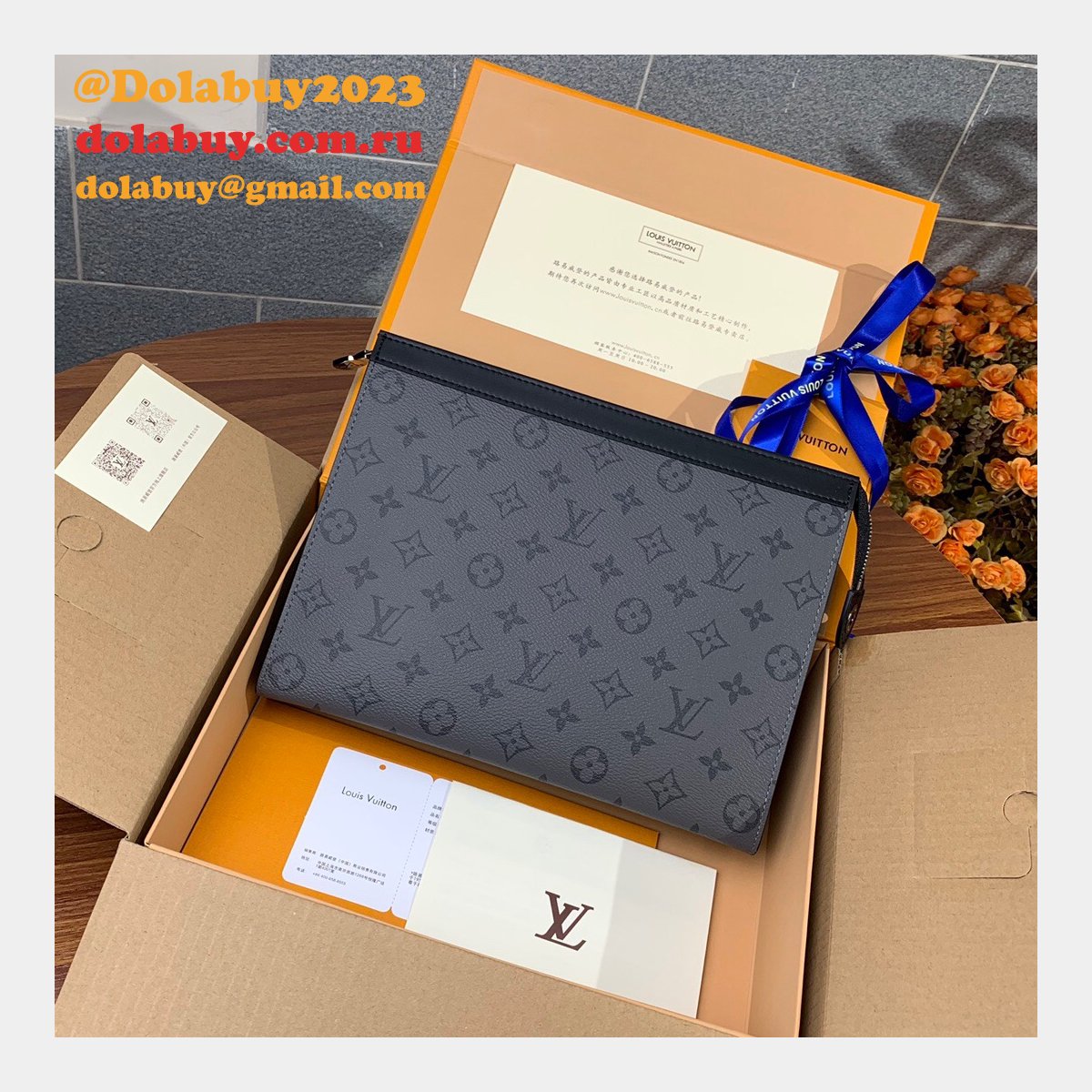 Louis Vuitton M69535 Luxury Pochette Voyage MM G66 China Replica