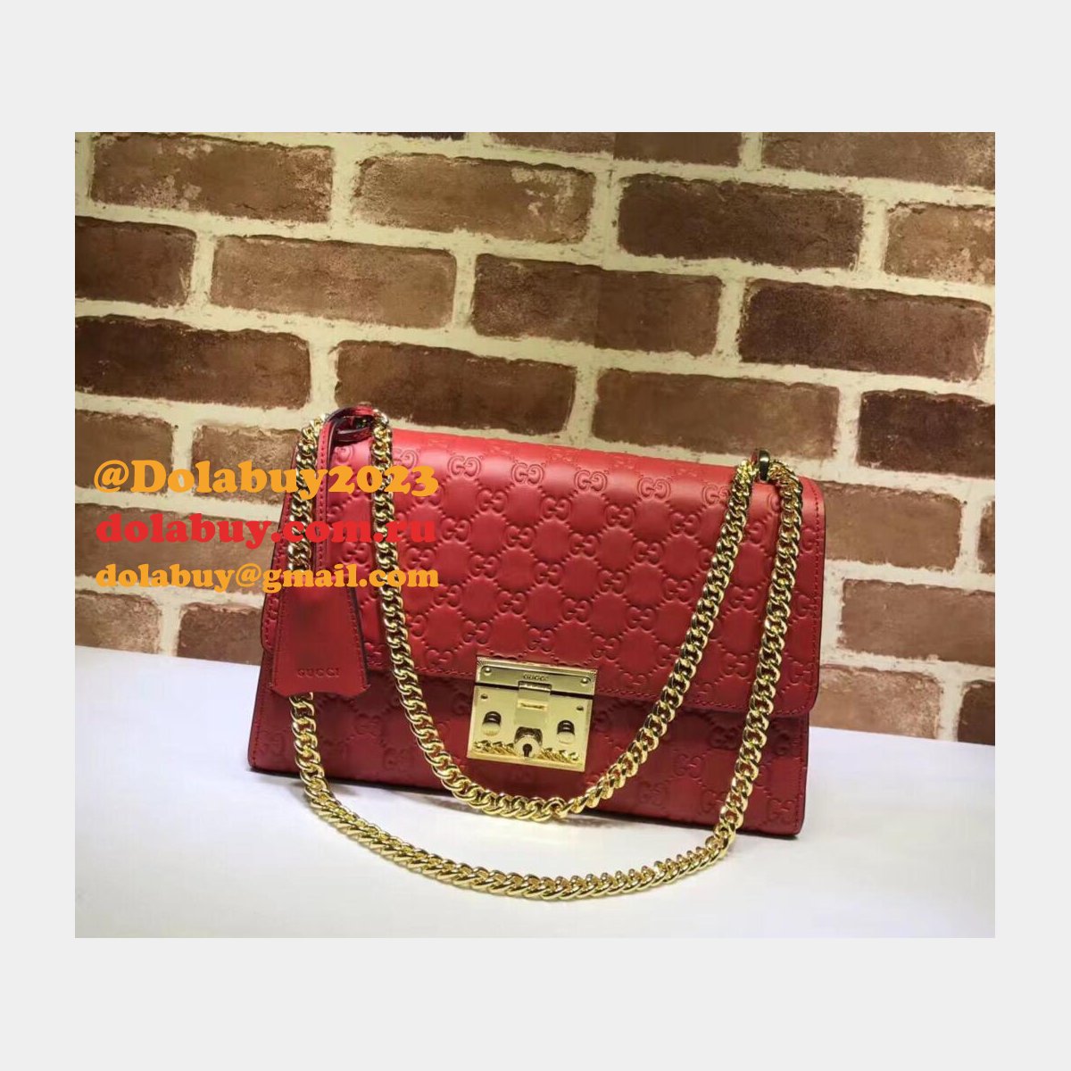 replica 7 star G*u*i padlock medium gg shoulder 409486 bag