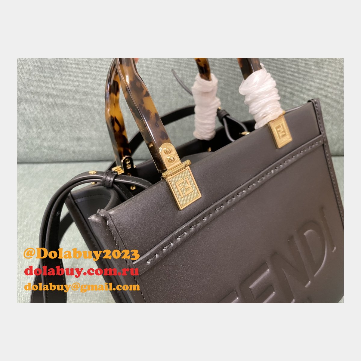 replica top quality F**di tote sunshine mini handbag