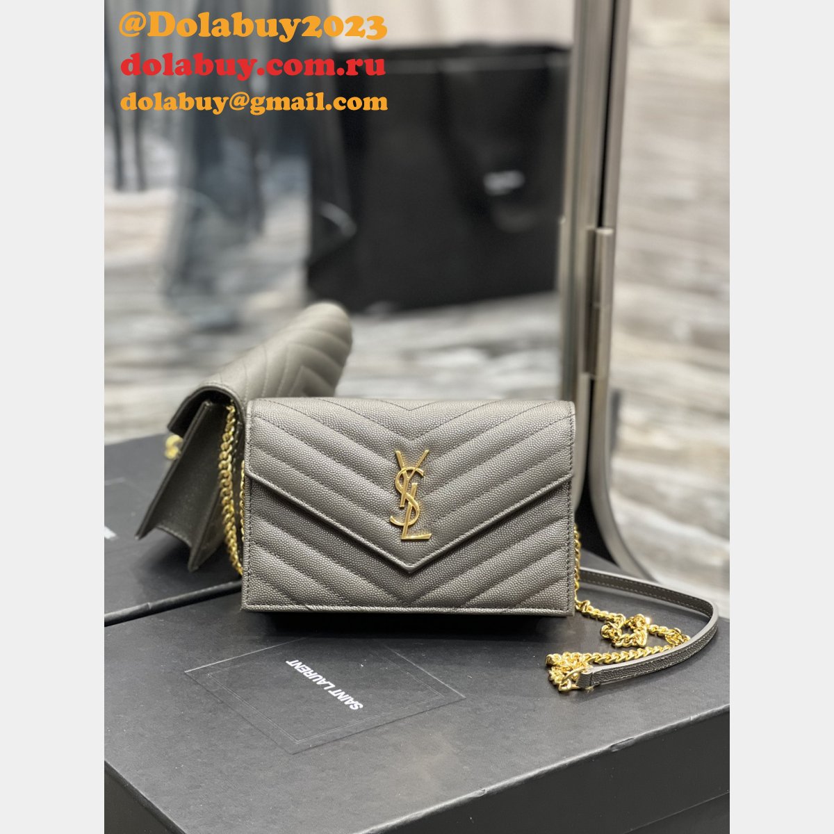 Replica YSL Saint Laurent Monogram 393953 Woc Wallet Fashion Bag