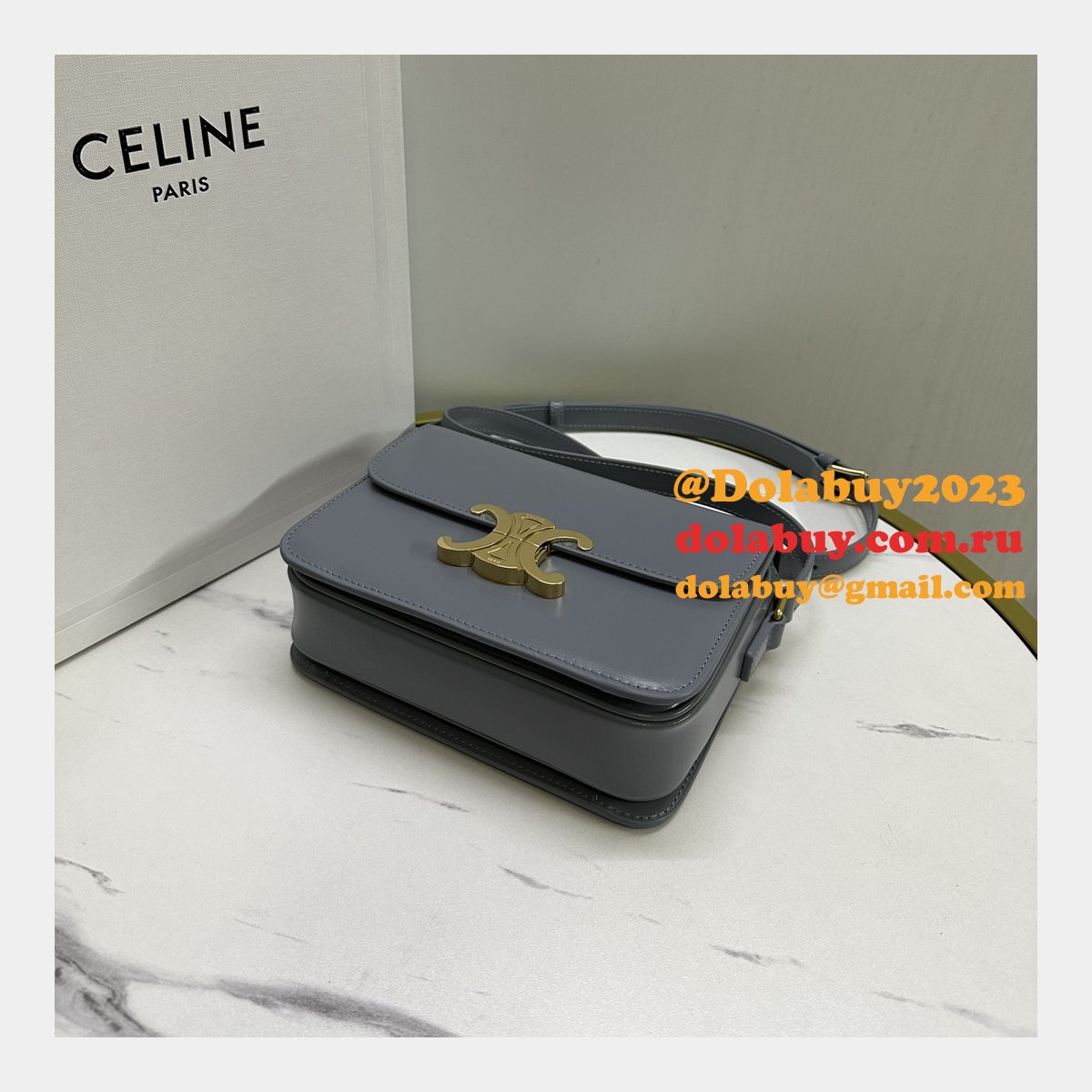 Best High-Quality Celine 188423/187363 Triomphe Replica Handbag
