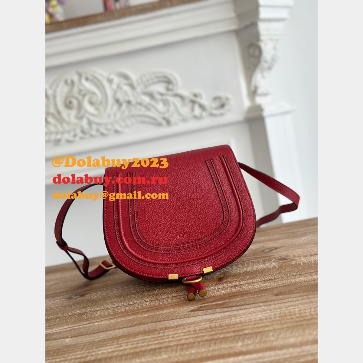 Top Quality Chloe Marcie Cowhide 1:1 Mirror Handbag