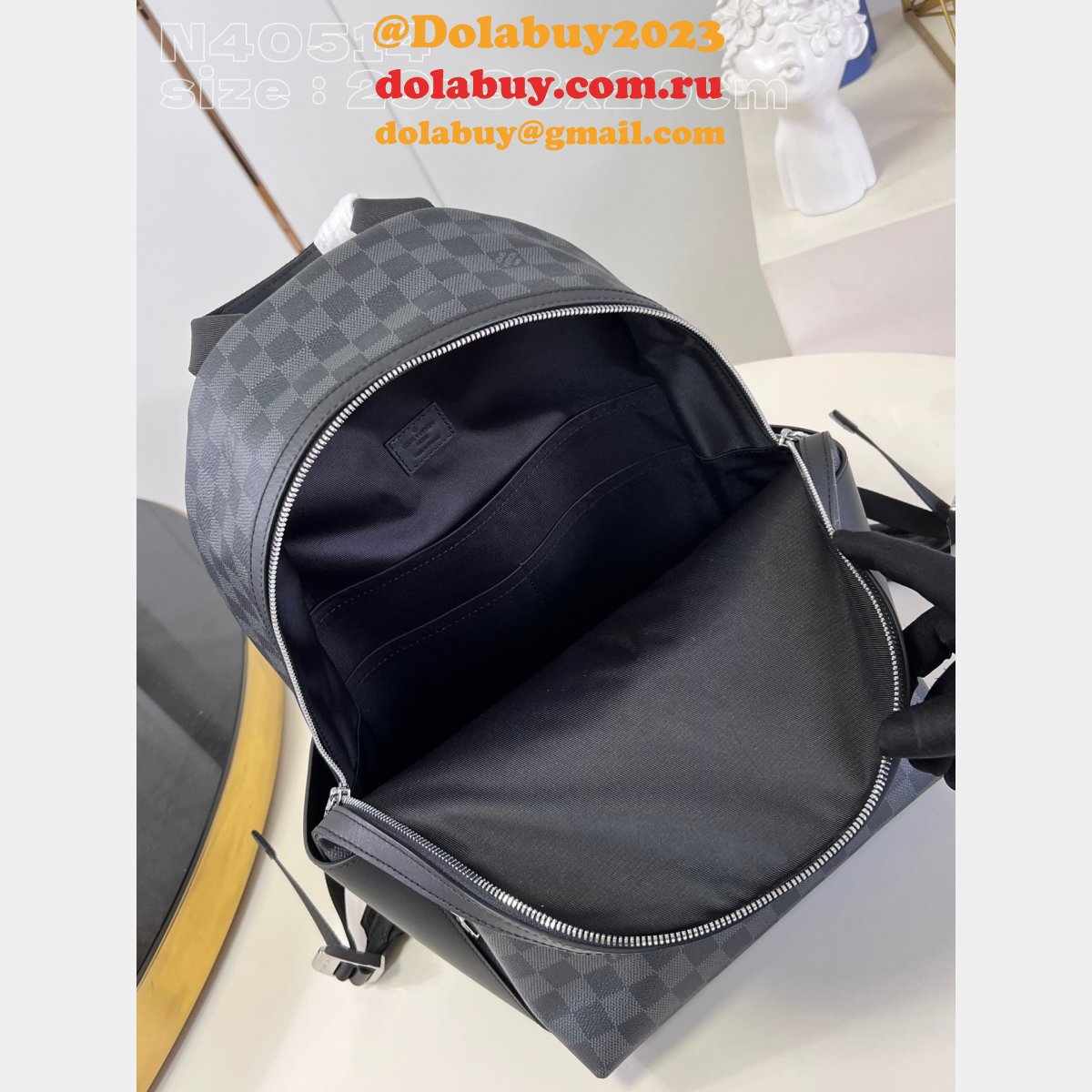 Discovery Backpack N40514 Damier Graphite Canvas Copy Louis Vuitton