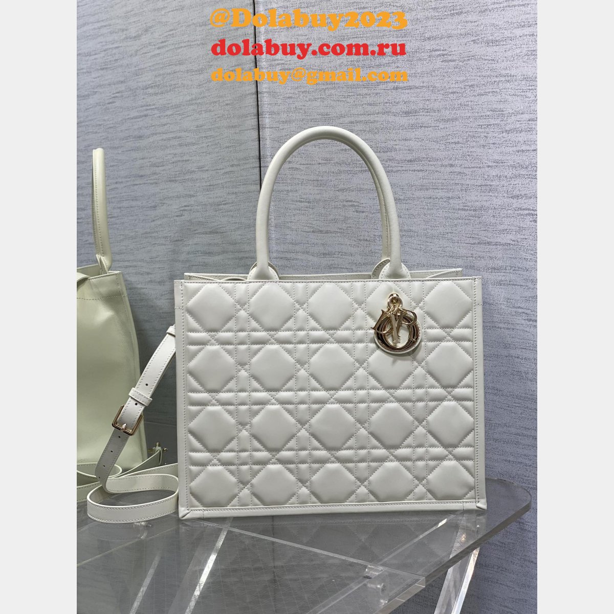Top Quality DIOR book women handbag Medium size 36cm