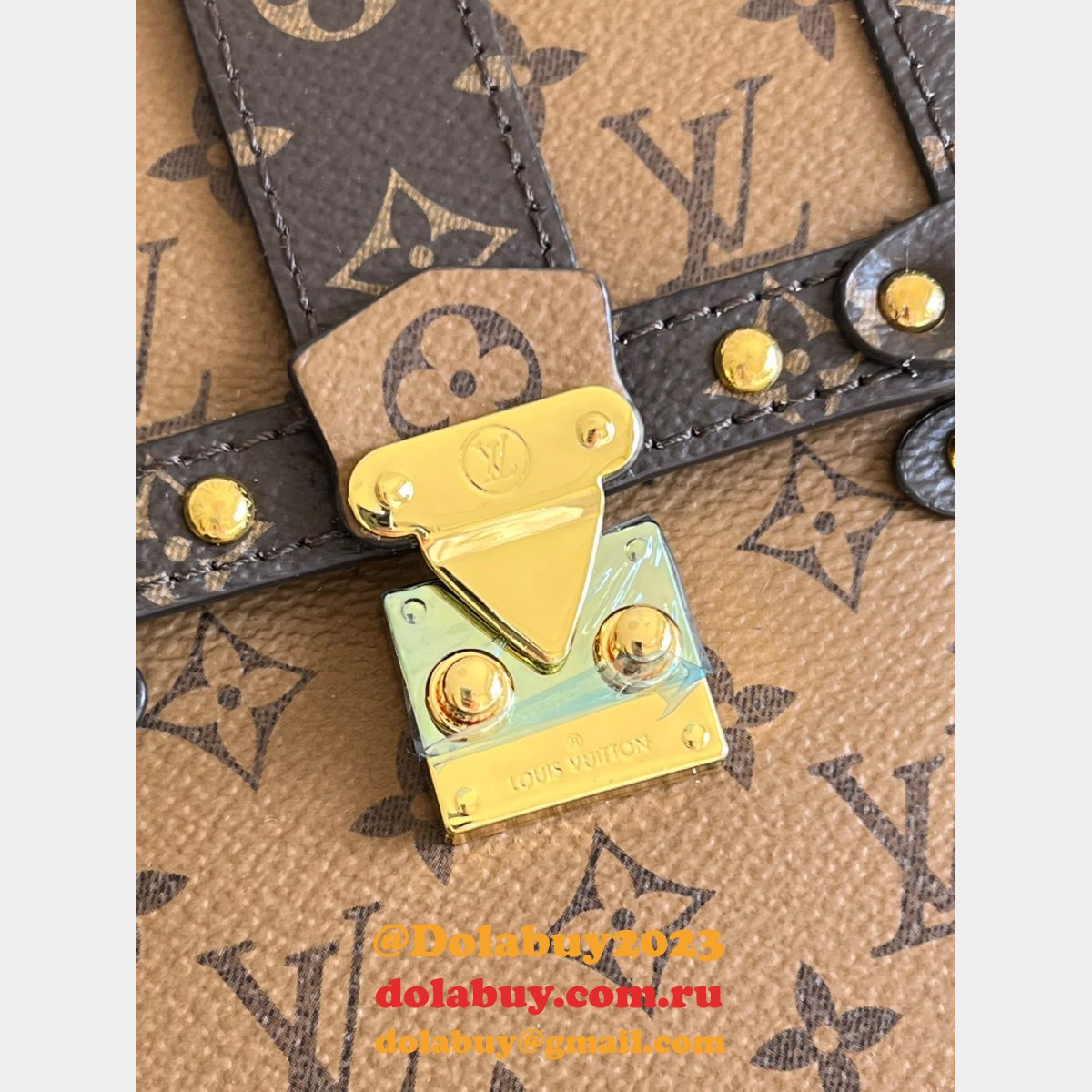 Louis Vuitton Buy Cheap Vertical Trunk Pochette M67873 Monogram Reverse from China