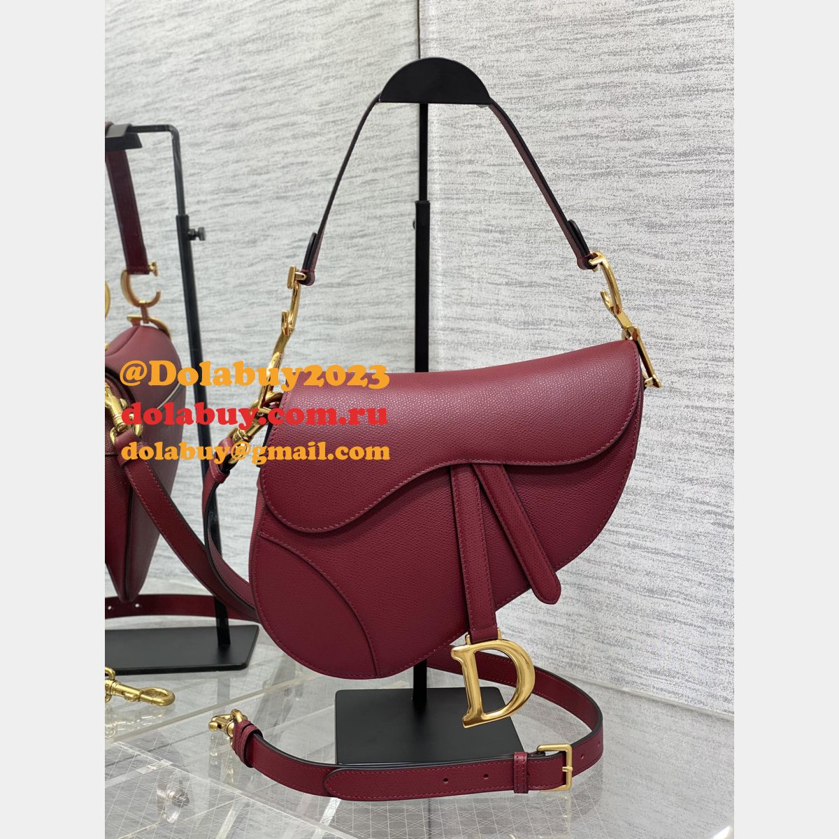 Replica DIOR SADDLE with Long strap Wholesale