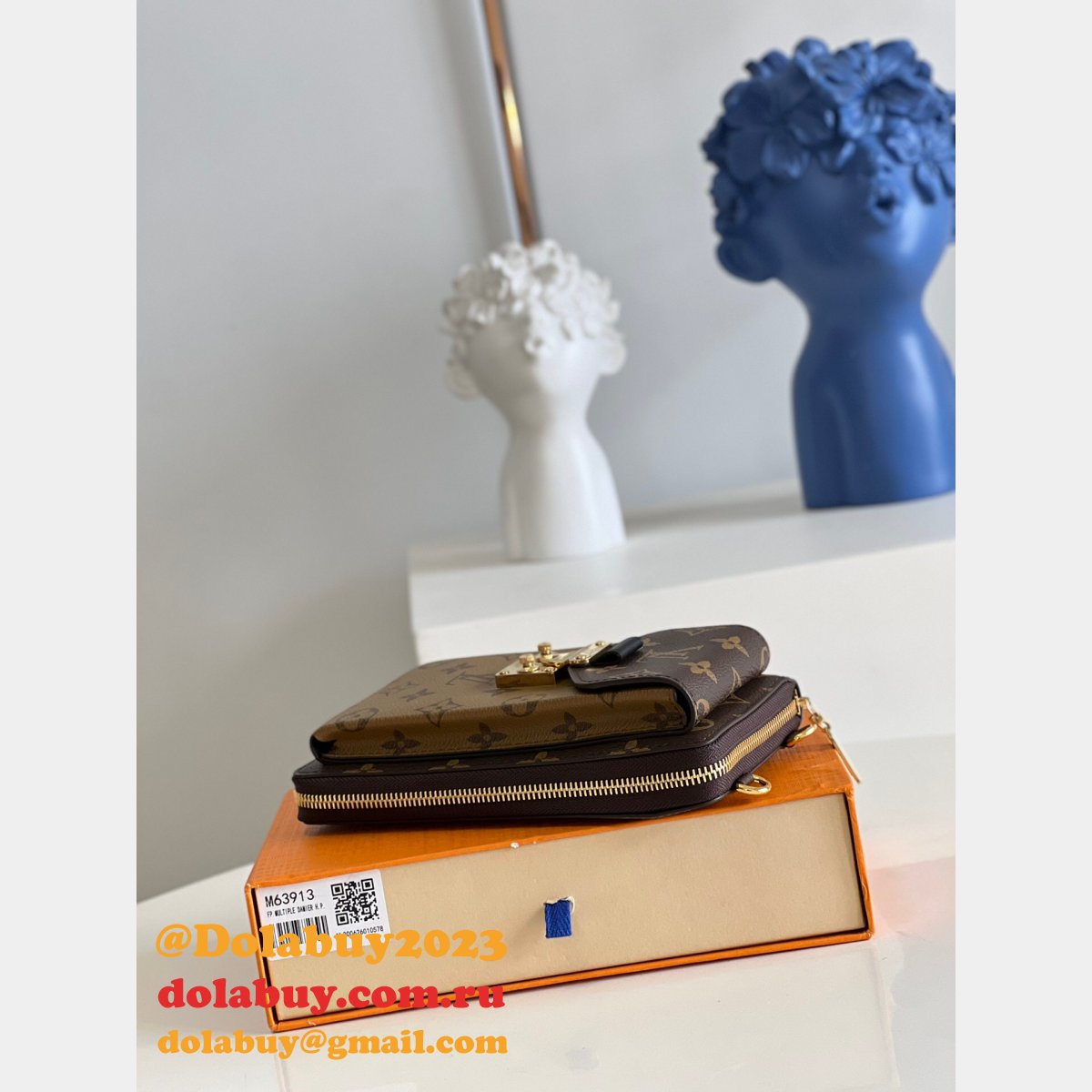 Louis Vuitton First Vertical Trunk Pochette Goods M63913 Wallets