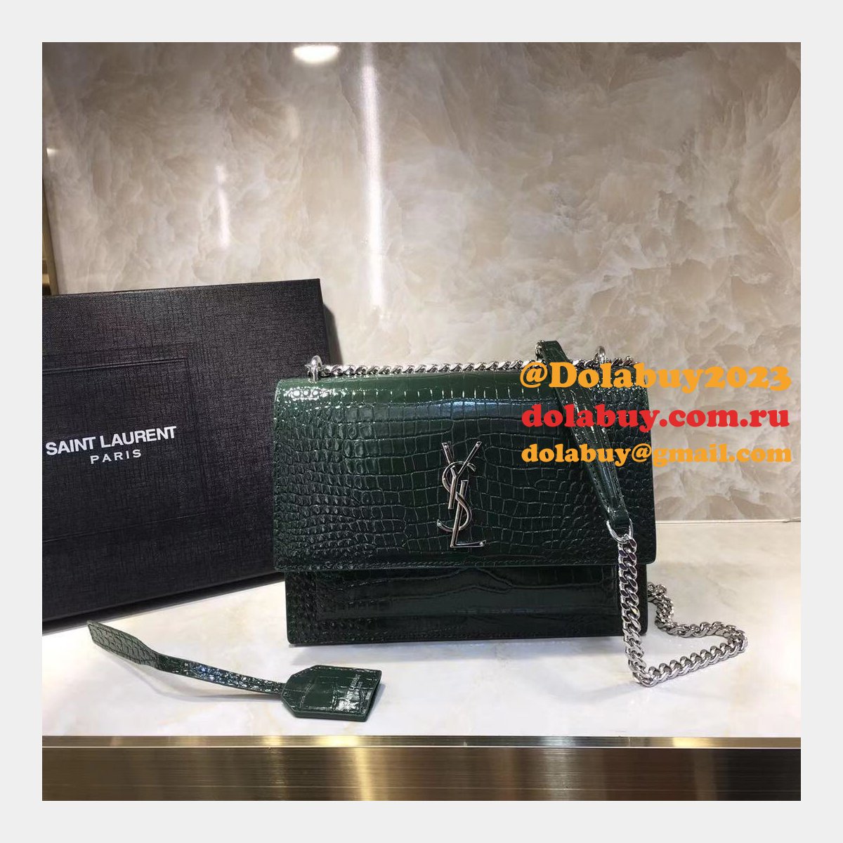 Ysl Wholesale Saint Laurent 22CM niki chain shoulder bag