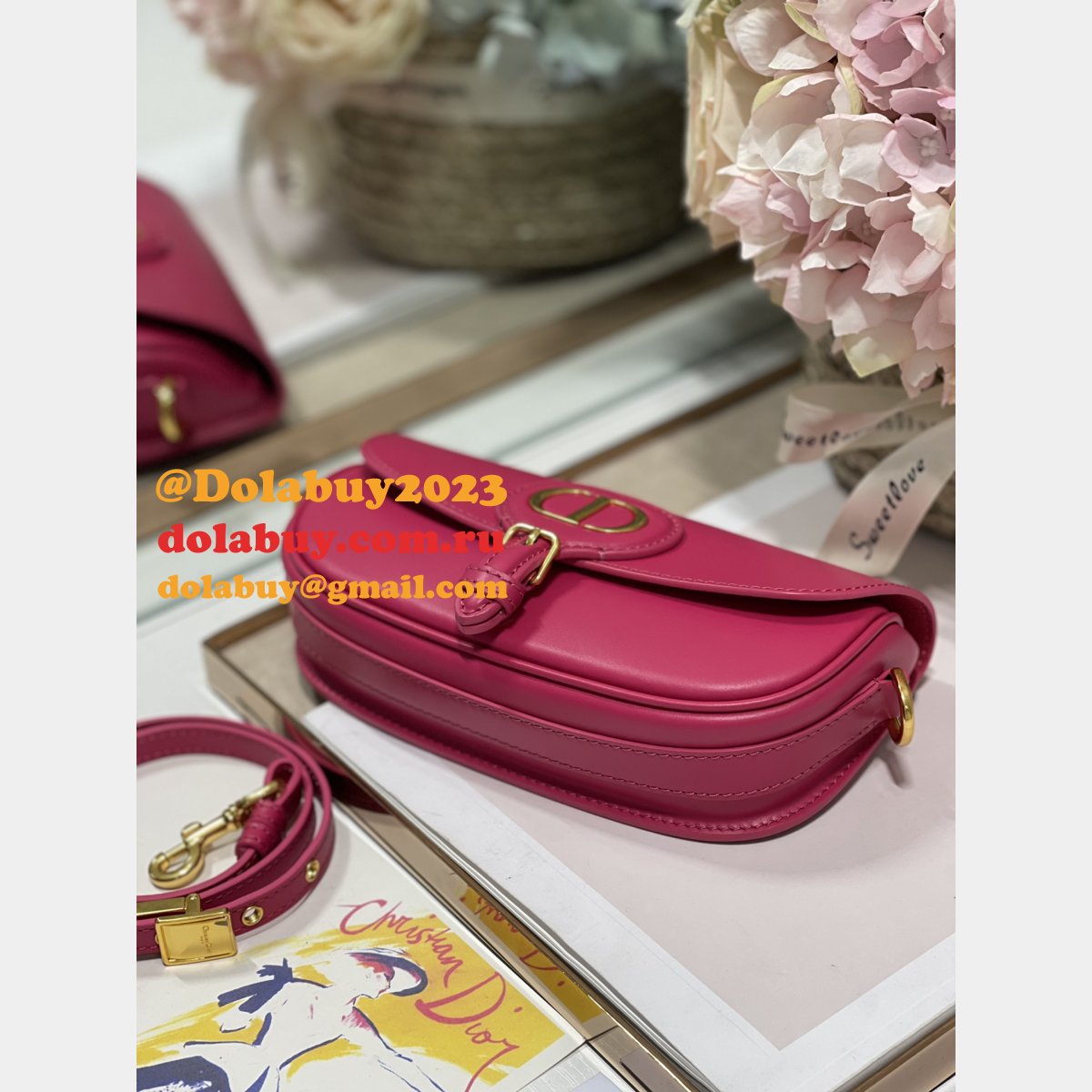Dior Bobby East West 9327# Best Quality Replica Bag