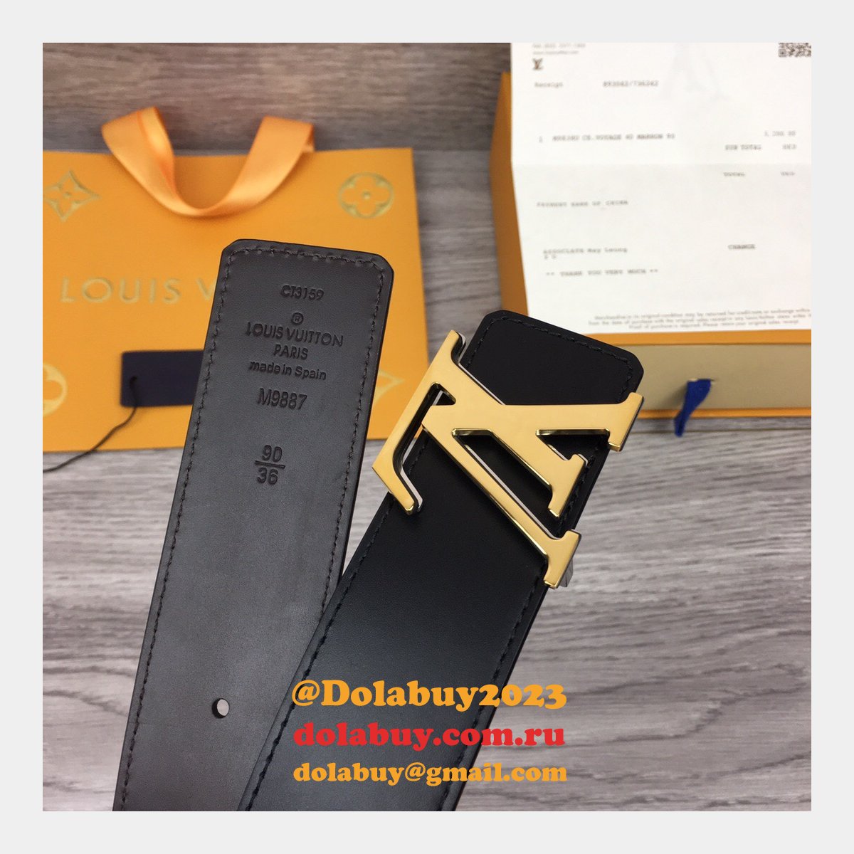 Replica Louis Vuitton AAA+ Designer 40mm Belts