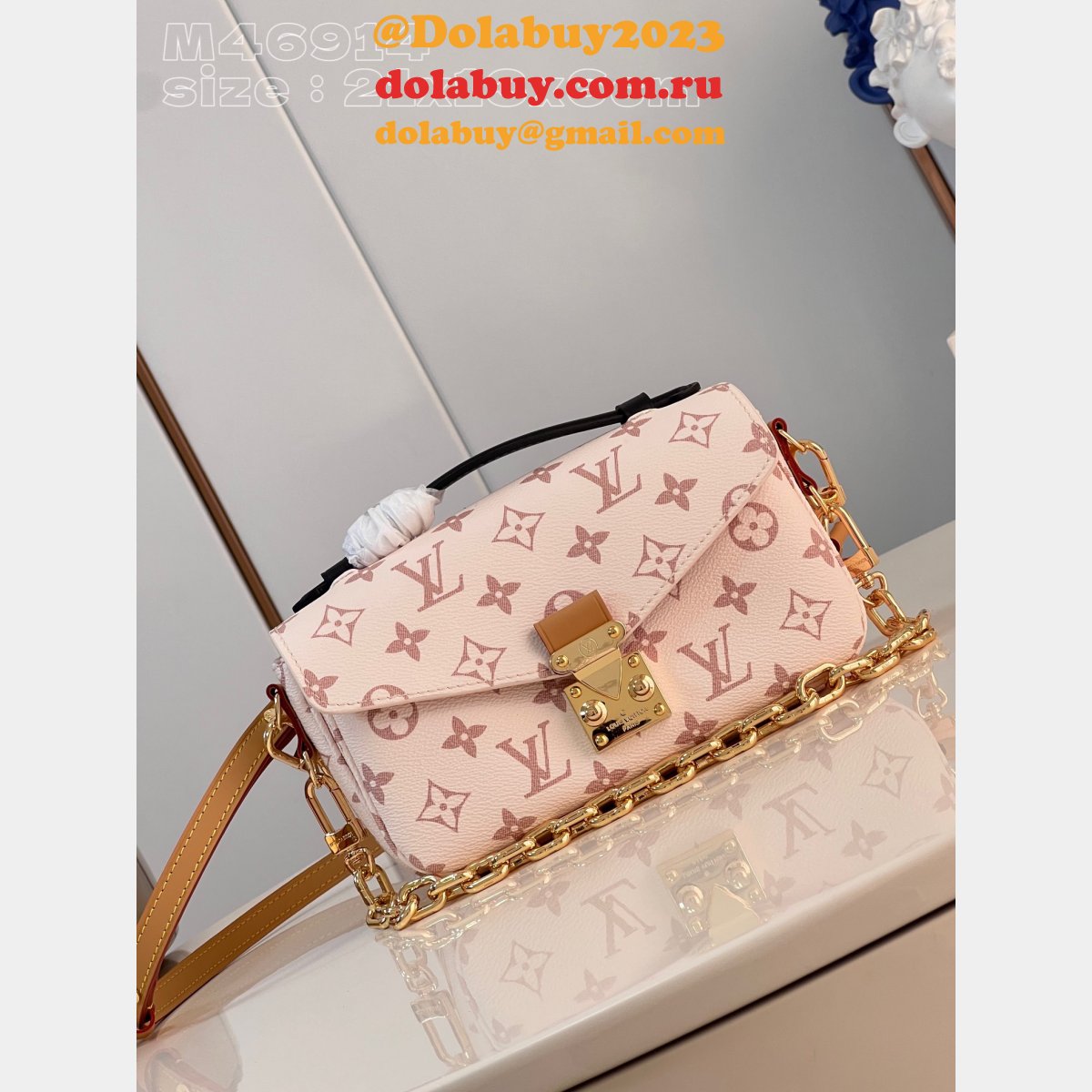 Pochette Metis Bicolor M46914 Louis Vuitton High Quality Replica Bag