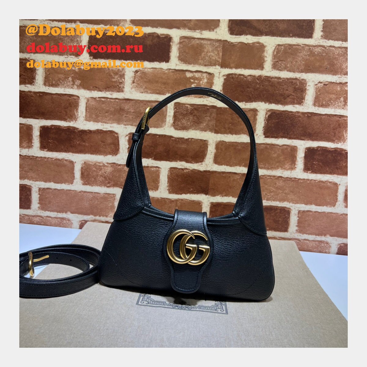 perfect G*u*i designer aphrodite 735106 shoulder half bag