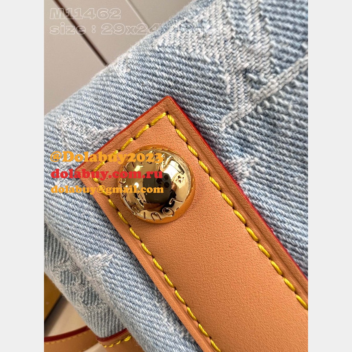 CarryAll Louis Vuitton M11462 Sky Blue Handbags Replica Best Quality