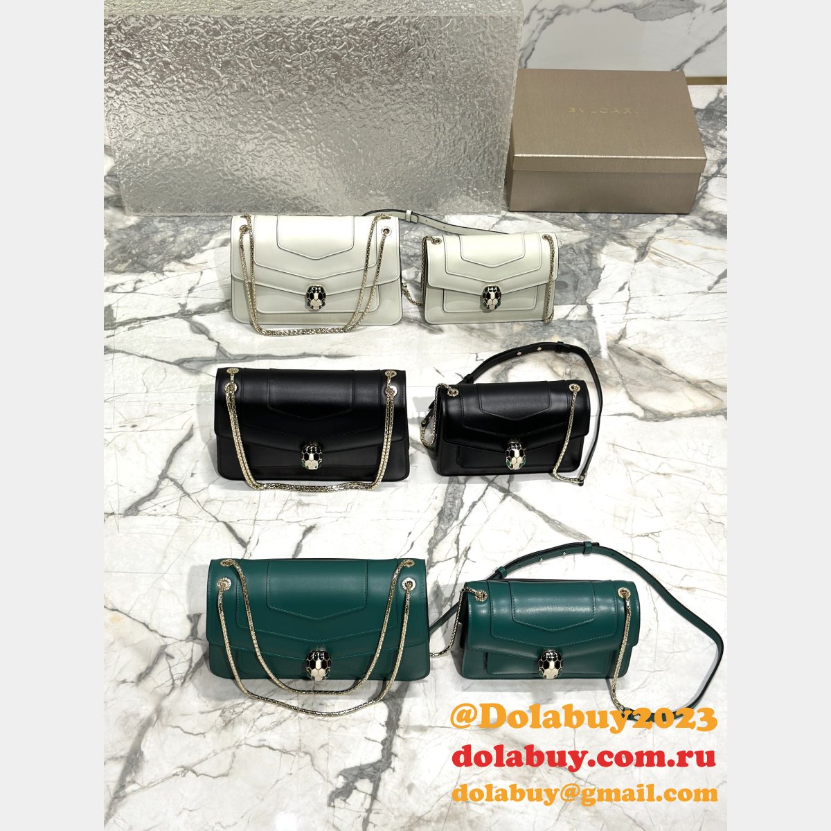 Duplicate BVLGARI SERPENTI FOREVER Crossbody Bags 289676