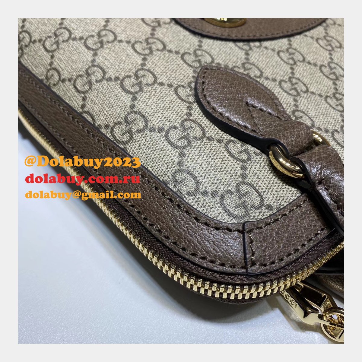 designer G*u*i replica 1955 horsebit small top handle 621220 bag