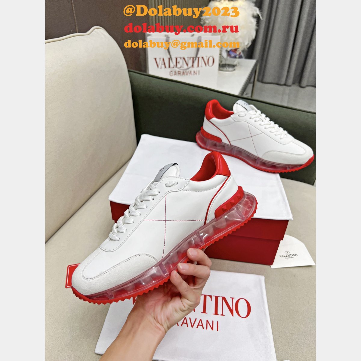 Cheap Valentino Inspired Air Cushion Replica Shoes