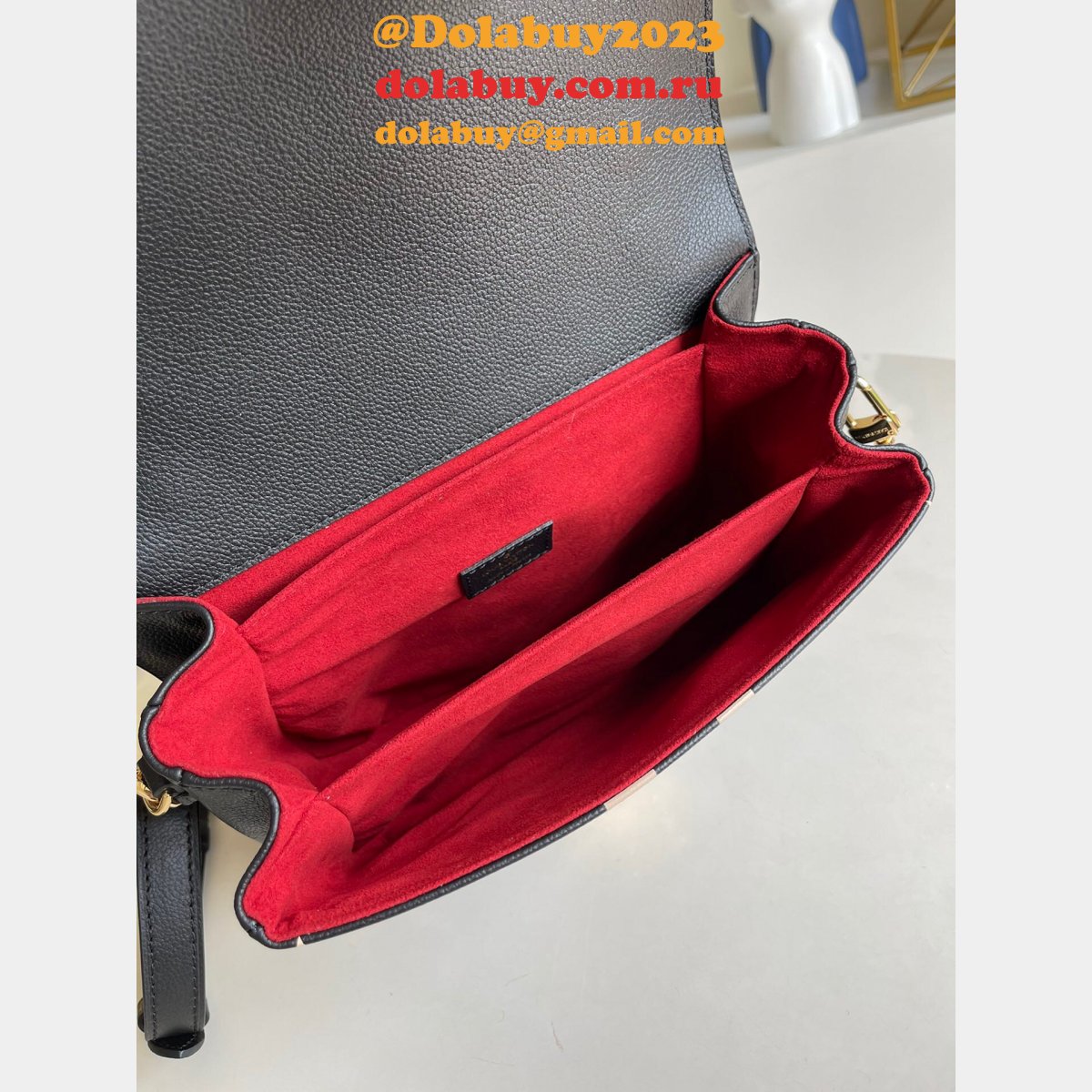 Louis Vuitton Bicolor Monogram Empreinte Leather M45773 Pochette Métis