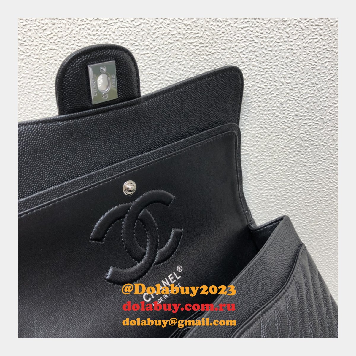 Top Quality CC CF1112  V CLASSICAL HANDBAG 25.5cm