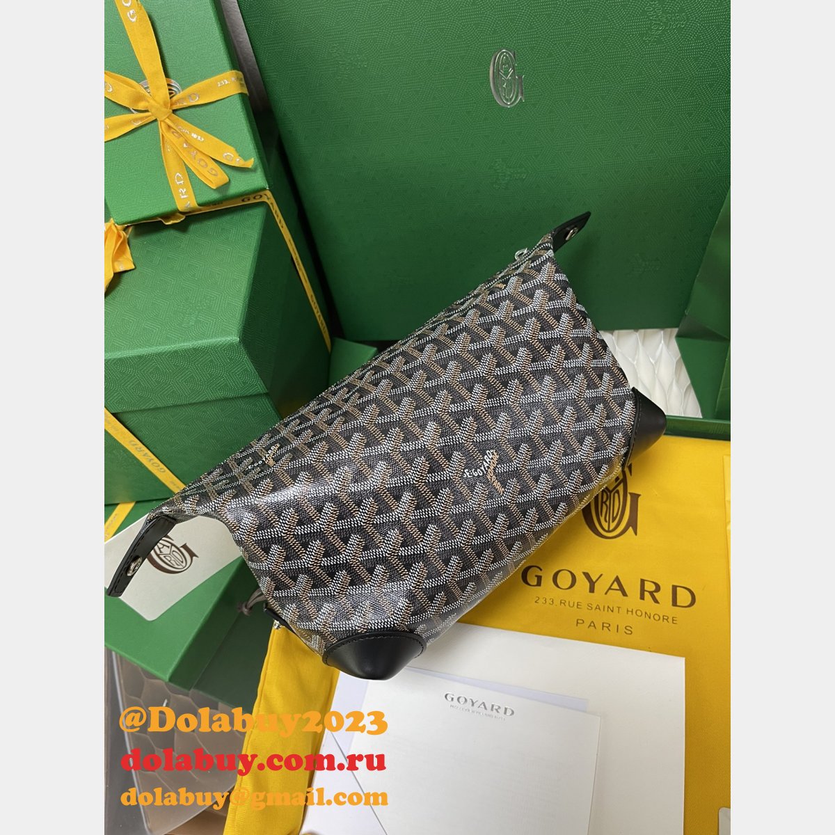 Goyard Top Luggage Boeing NBA Love 020215 Replica Bag