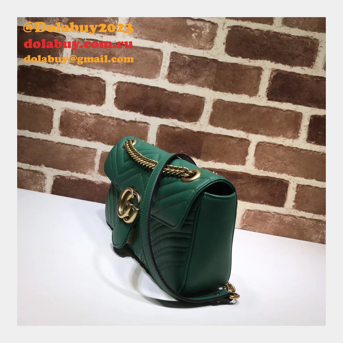 G*u*i gg marmont replica 443497 ladies shoulder bag