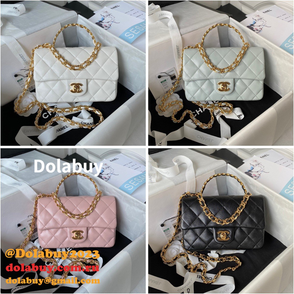 Perfect Fake Best Flap AS4023 Copy Top Handle Bag