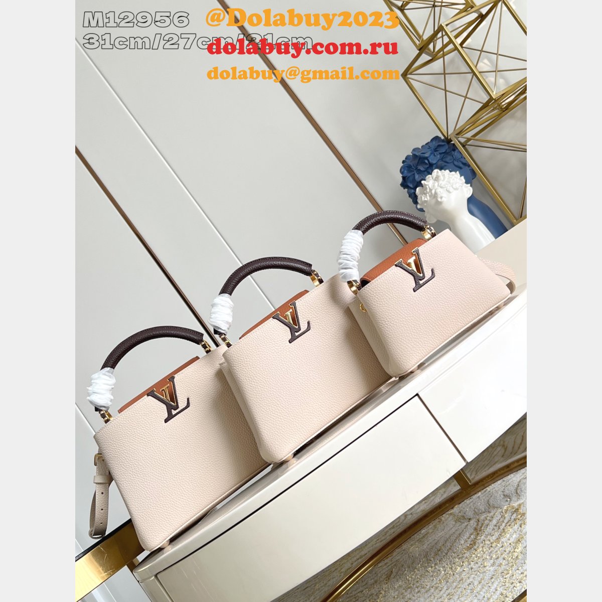 Louis Vuitton M12956/M12952 Capucines Replica Bag