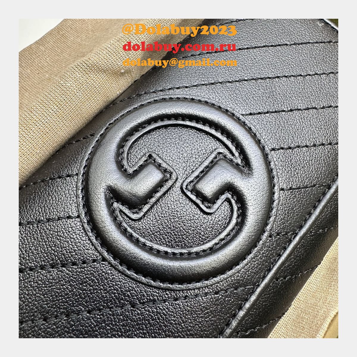 G*u*i replica blondie continental wallet 1:1 mirror 760302 bag