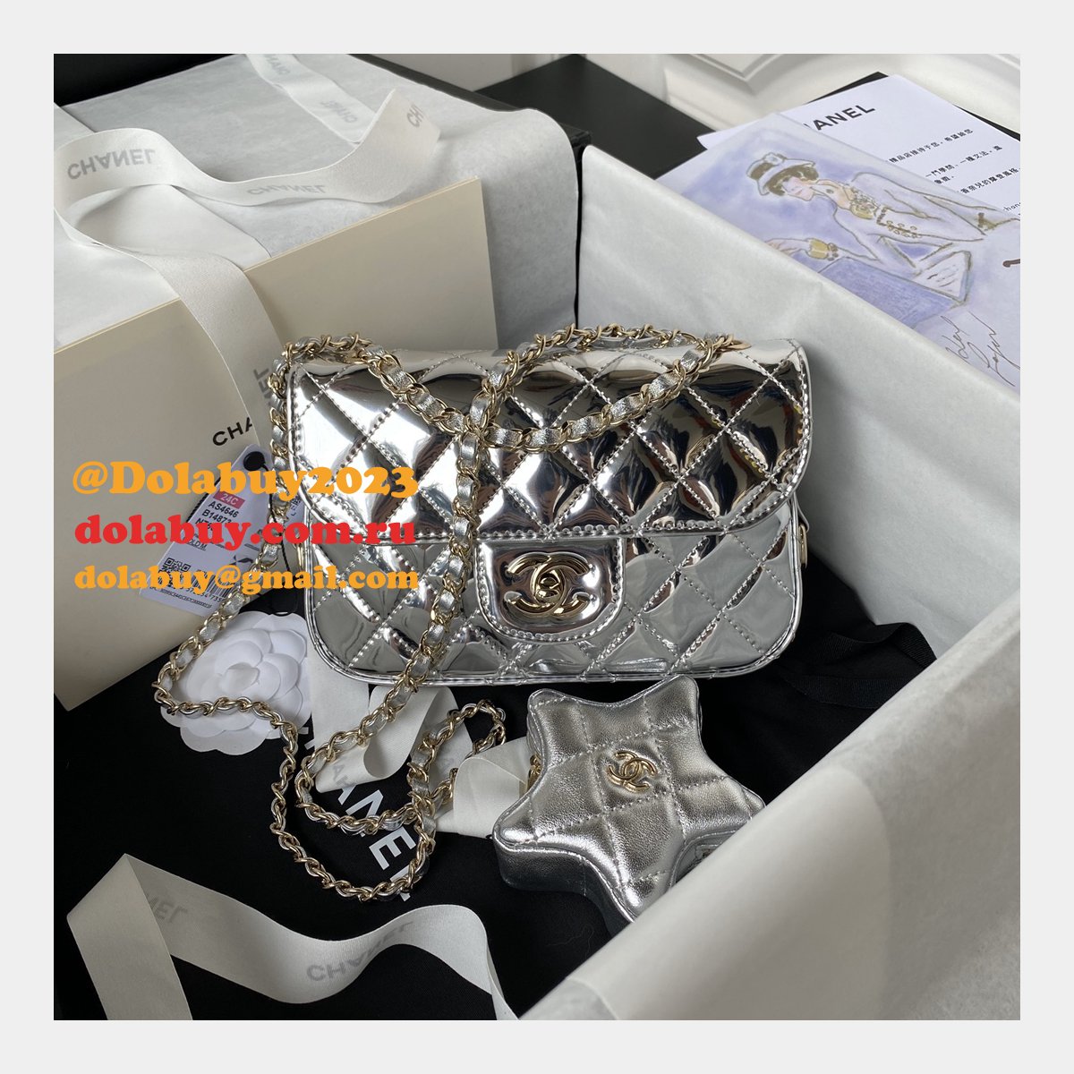 Designer Star Coin Purse AS4648/AS4647/AS4646 Flap Replica Bag