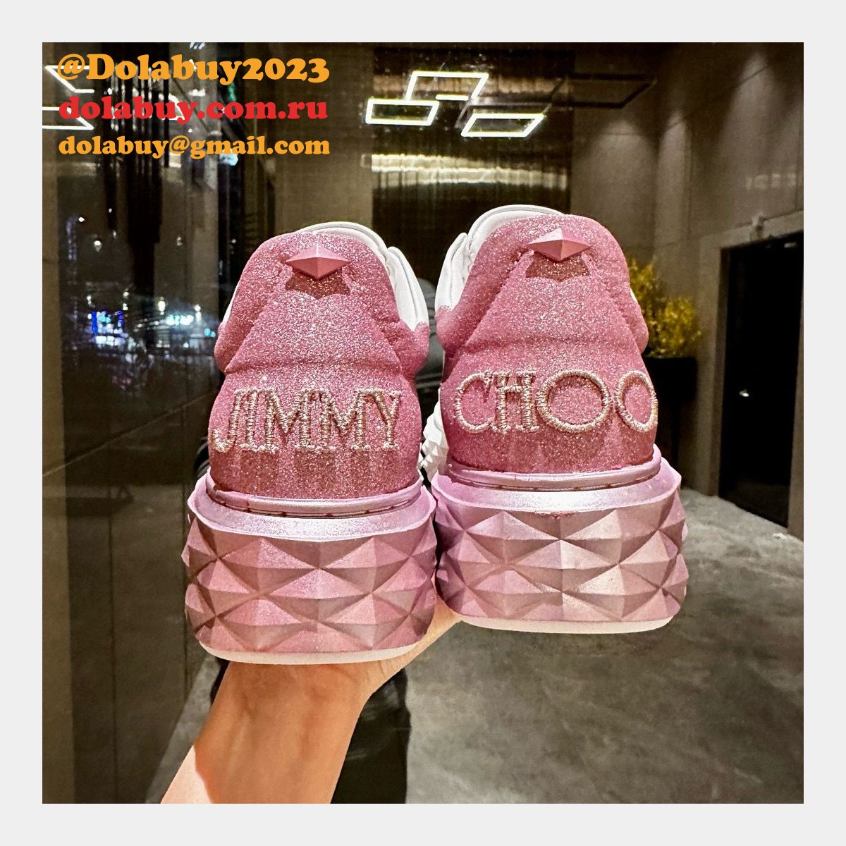 Designer Jimmy Choo Luxury Casual 7 Star Replica Shoes